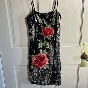 Forever 21 Rose Sequin Dress